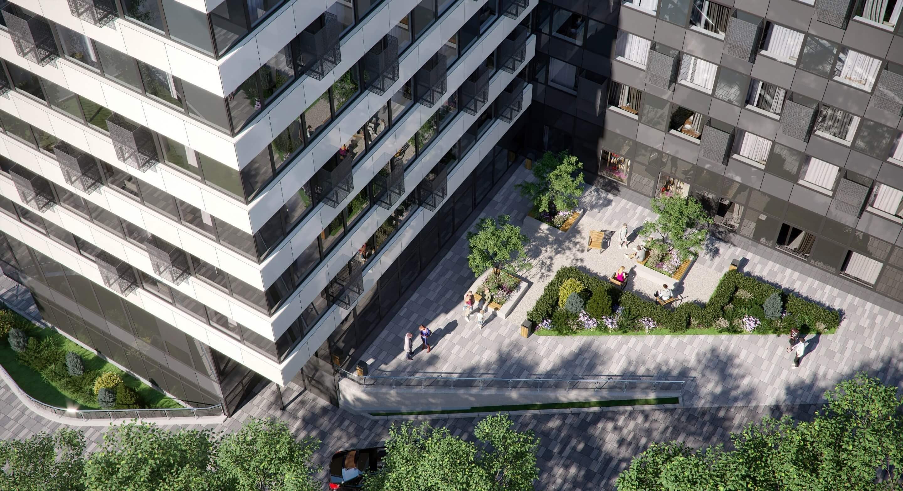 Окружающая территория AIST RESIDENCE