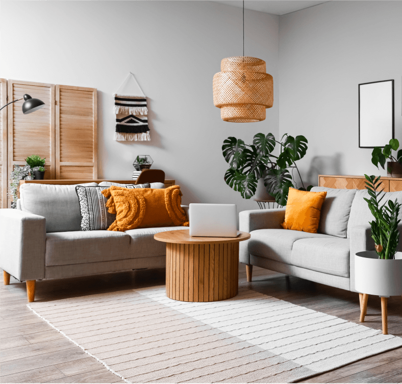 Изображение обстановки внутри квартиры