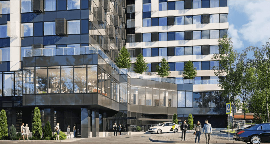 Внешний вид здания AIST RESIDENCE